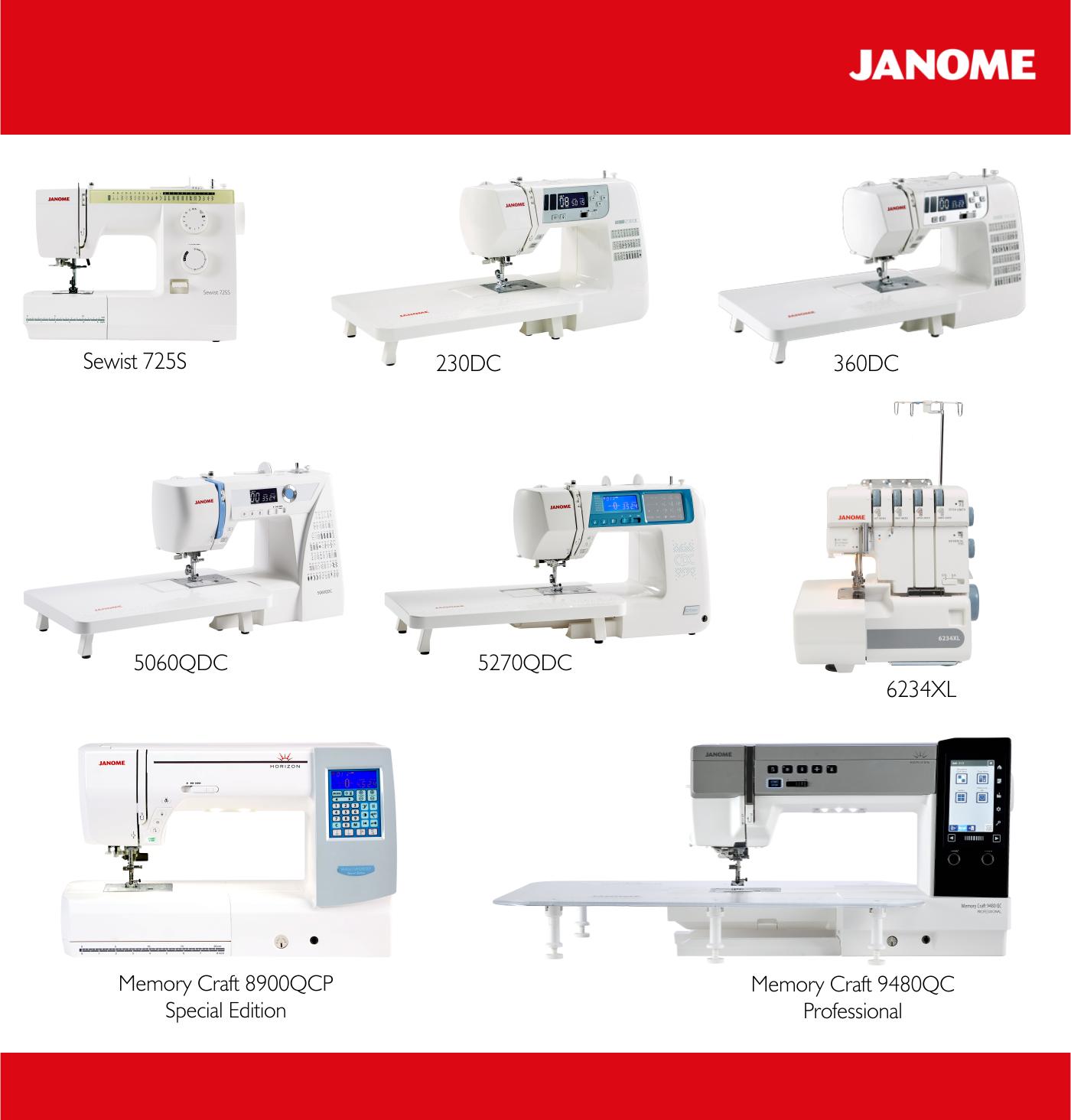 sewing machines